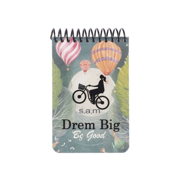 دفتر یادداشت 100 برگ سم مدل سه بعدی طرح Dream Big
