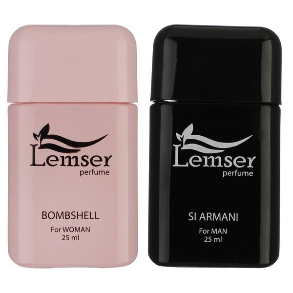 عطر جیبی لمسر مدل BOMBSHELL - Si Armani حجم 25 میلی لیتر مجموعه دو عددی