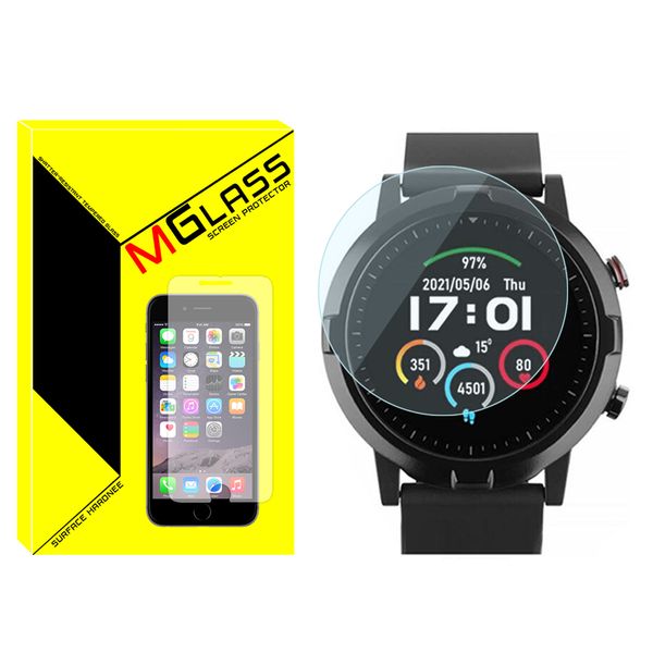 محافظ صفحه نمایش شیشه‌ای ام‌گلس مدل Glass-MG مناسب برای ساعت هوشمند هایلو RT LS05S
