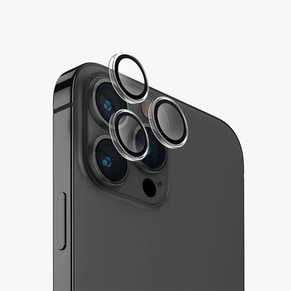  محافظ لنز دوربین گرین لاین مدل Trio Clear مناسب برای گوشی موبایل اپل Iphone 15 pro/15 pro max