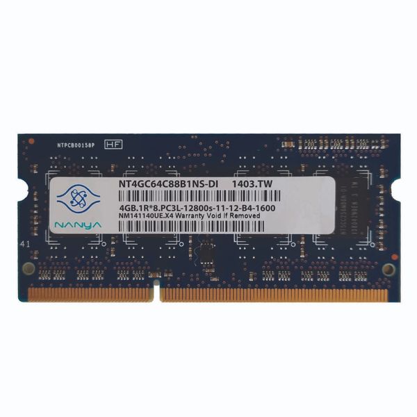 رم لپ تاپ DDR3 تک کاناله 1600مگاهرتز CL11 نانیا مدل PC3L ظرفیت 4 گیگابایت