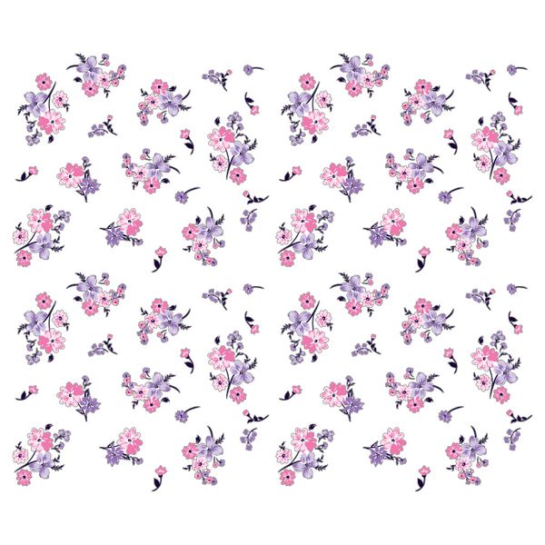 استیکر گراسیپا مدل گل های بهاری کد 72 مجموعه 72 عددی