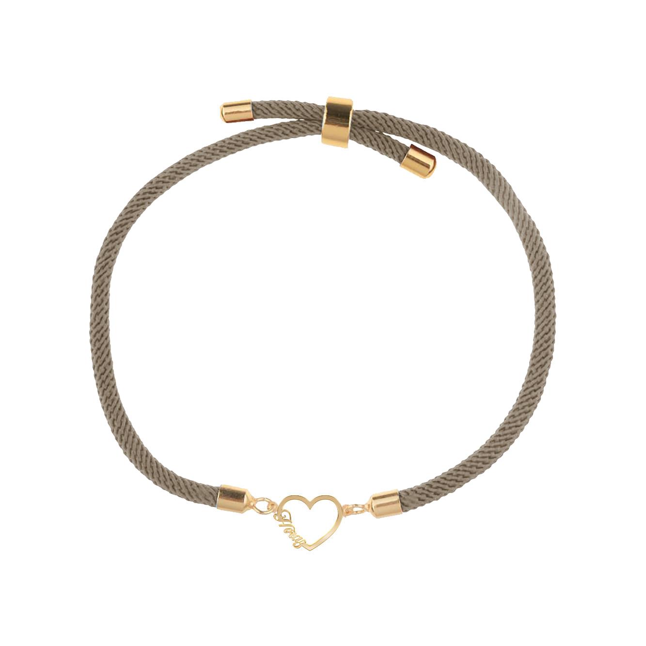دستبند طلا 18 عیار زنانه مدوپد مدل اسم هوراز horaz کد DB24-11151