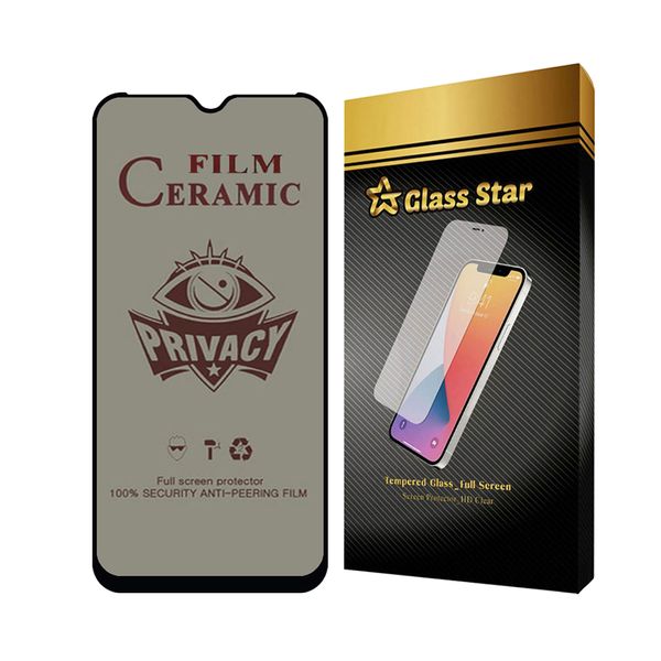  محافظ صفحه نمایش سرامیکی حریم شخصی گلس استار مدل PRIVATECRS مناسب برای گوشی موبایل سامسونگ Galaxy A70