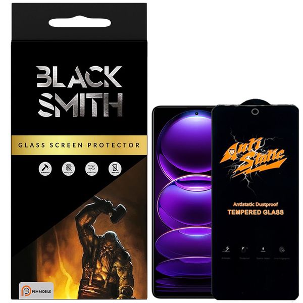 محافظ صفحه نمایش پی اس ام‌ موبایل مدل BlackSmith مناسب برای گوشی موبایل شیائومی Redmi Note 12 Explorer