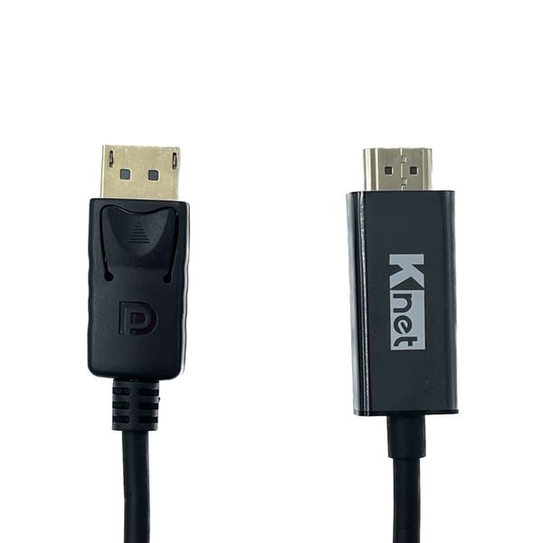 کابل DISPLAYPORT به HDMI کی نت مدل 1080 طول 1.5متر
