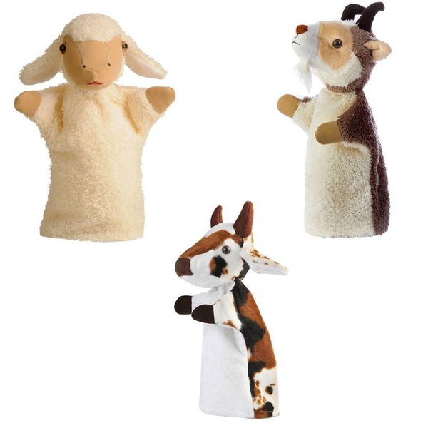 عروسک شادی رویان مدل نمایشی طرح حیوانات مزرعه کد 2 مجموعه 3 عددی