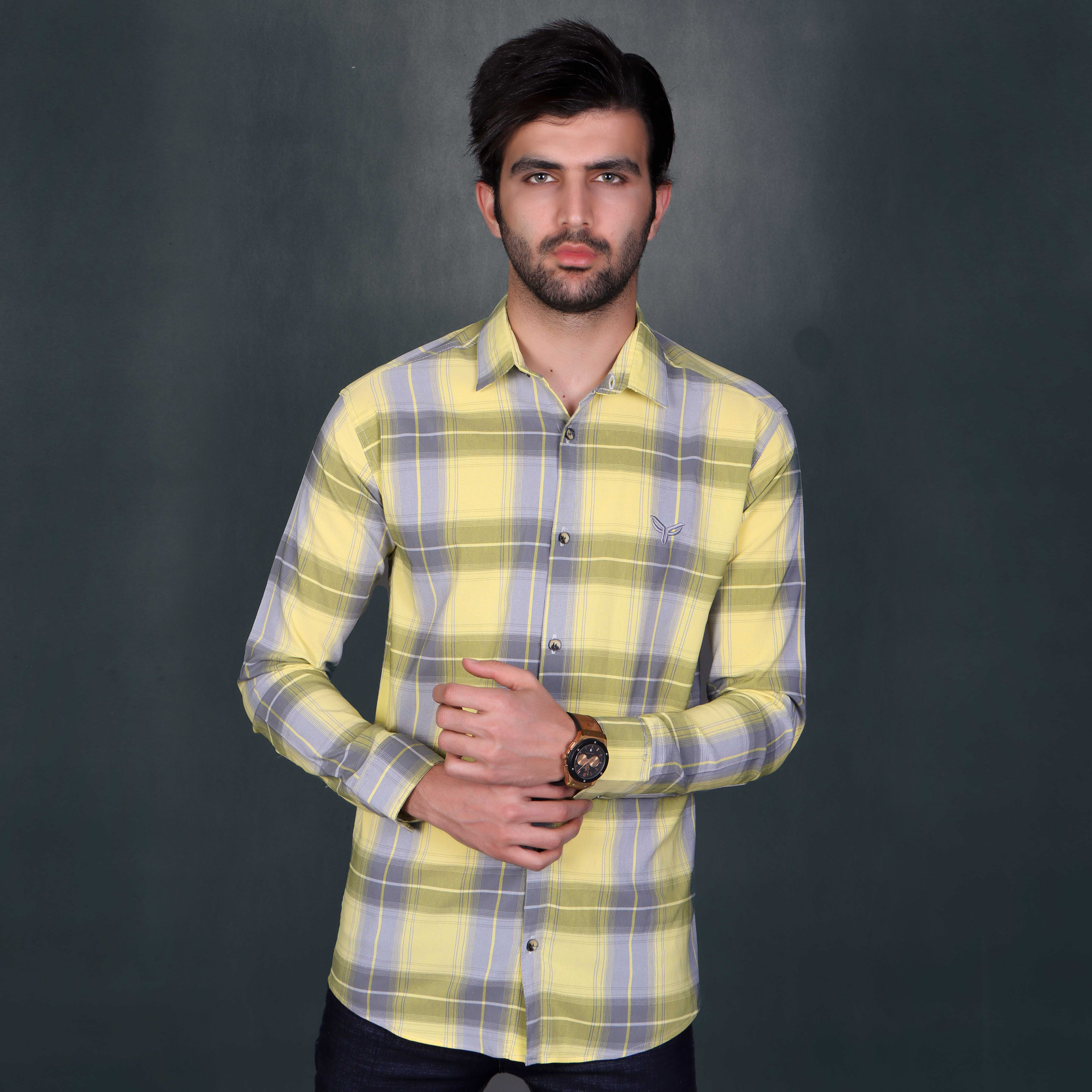 پیراهن آستین بلند مردانه پیکی پوش مدل M02544