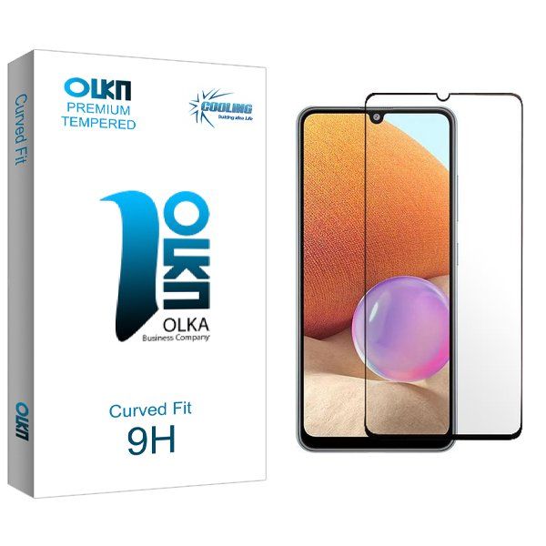 محافظ صفحه نمایش شیشه ای کولینگ مدل Olka Full مناسب برای گوشی موبایل سامسونگ Galaxy A32 4G
