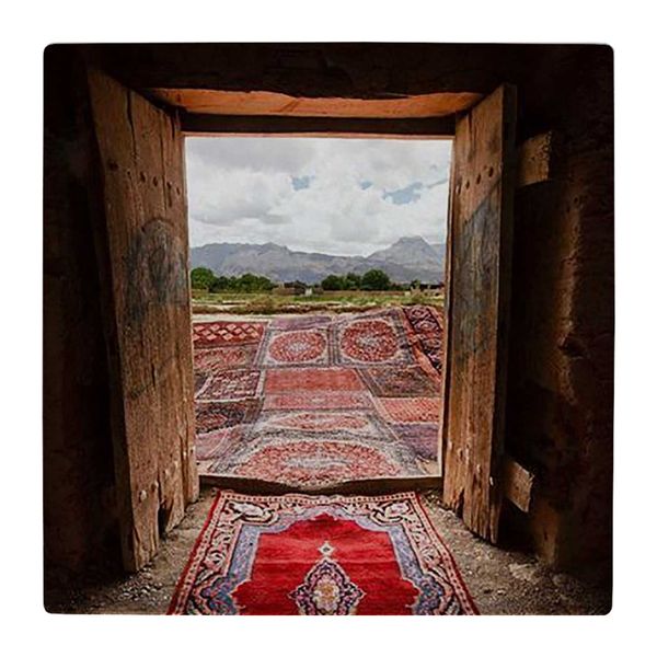 کاشی کارنیلا طرح فرش های ایرانی و خانه روستایی کد wk1325
