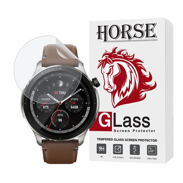  محافظ صفحه نمایش هیدروژل هورس مدل MTBWH مناسب برای ساعت هوشمند آمیزفیت GTR 4