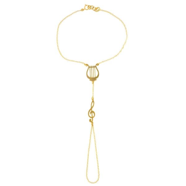 دستبند طلا 18 عیار زنانه عدنان مدل AYB19