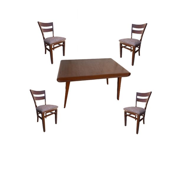 میز و صندلی ناهارخوری 4 نفره گالری چوب آشنایی مدل 806