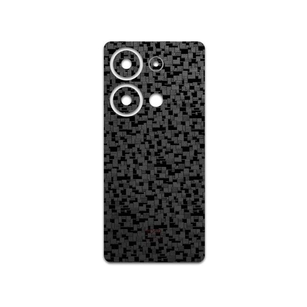 برچسب پوششی ماهوت مدل Black-Silicon مناسب برای گوشی موبایل شیائومی Redmi Note 13 Pro 4G