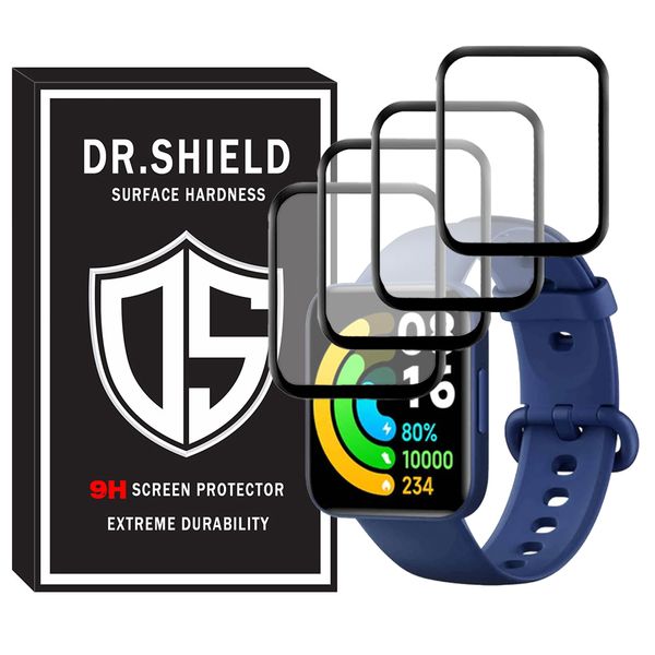محافظ صفحه نمایش دکترشیلد مدل DR-PM مناسب برای ساعت هوشمند شیائومی Redmi Watch 2 بسته چهار عددی