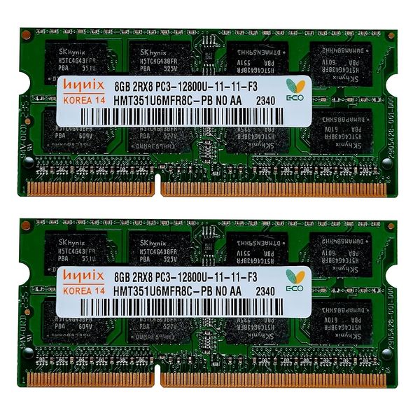 رم لپ تاپ DDR3 تک کاناله 1600 مگاهرتز CL11 هاینیکس مدل PC3-12800U ظرفیت 8 گیگابایت