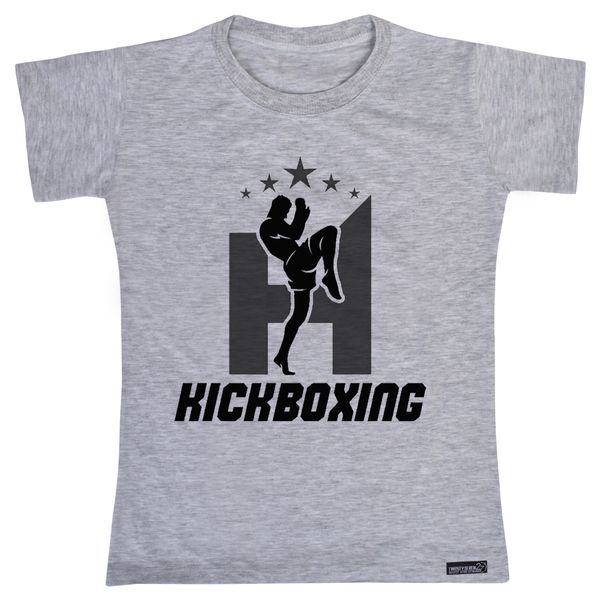 تی شرت آستین کوتاه دخترانه 27 مدل Kickboxing کد MH883