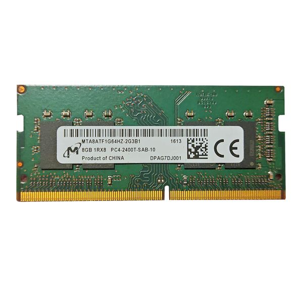 رم لپ تاپ DDR4 تک کاناله 2400 مگاهرتز میکرون مدل MTA8ATF1G64HZ ظرفیت 8 گیگابایت