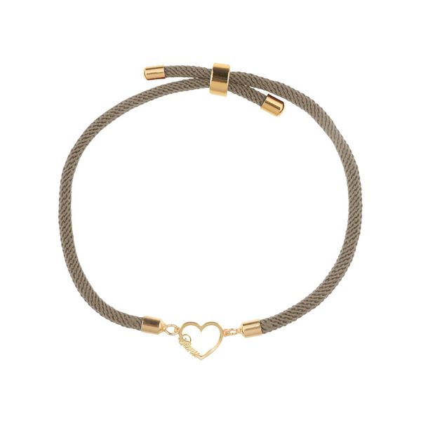 دستبند طلا 18 عیار زنانه مدوپد مدل اسم بانو banu کد DB24-10351
