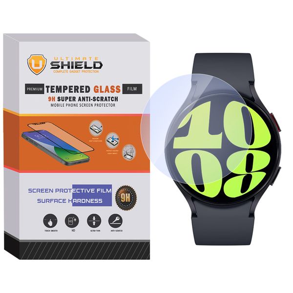 محافظ صفحه نمایش شیشه‌ای آلتیمیت شیلد مدل SH-UL مناسب برای ساعت هوشمند سامسونگ Galaxy watch 6 40mm