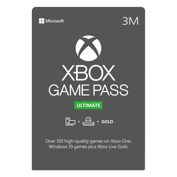 گیفت کارت 3 ماهه ایکس باکس مدل Game Pass Ultimate