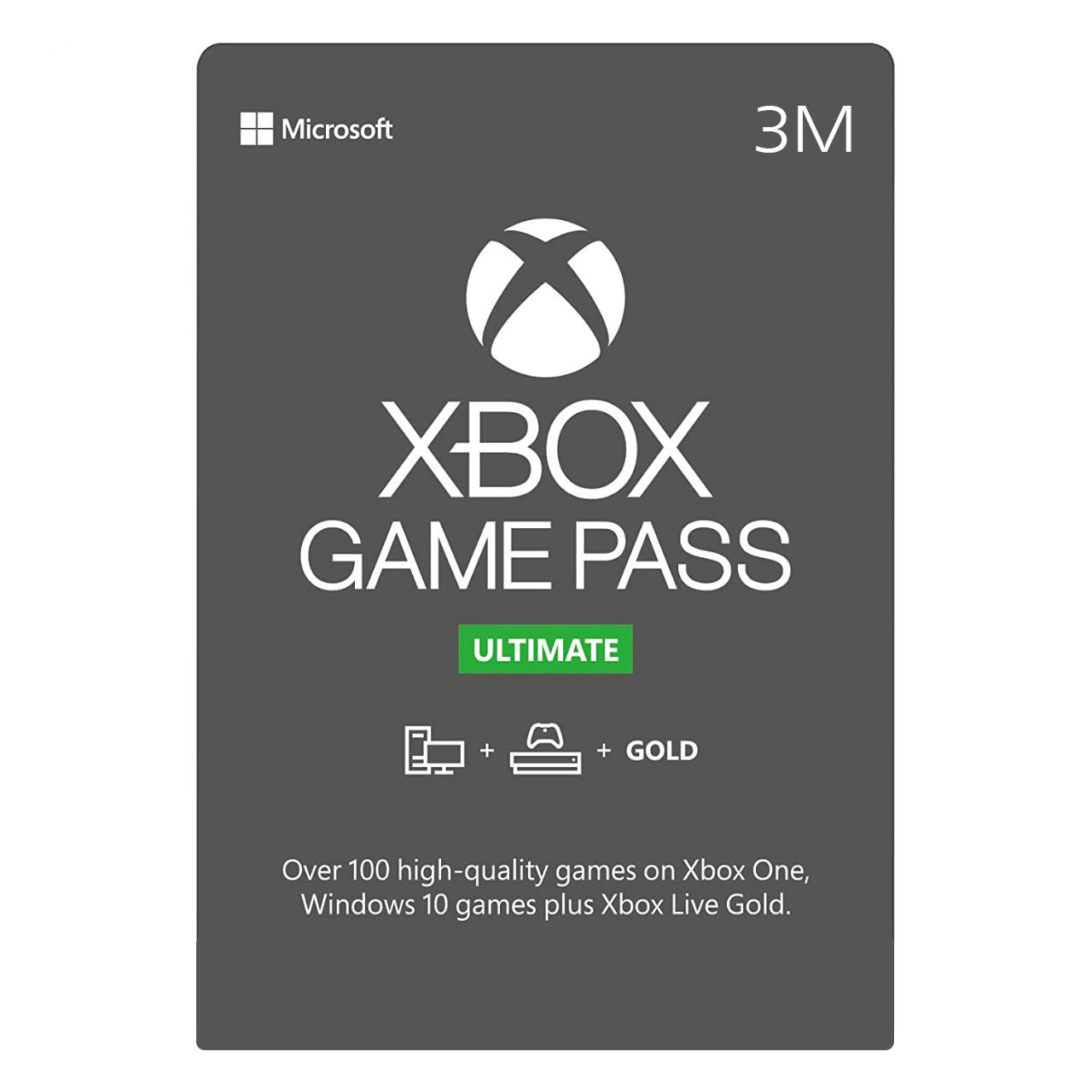 گیفت کارت 3 ماهه ایکس باکس مدل Game Pass Ultimate
