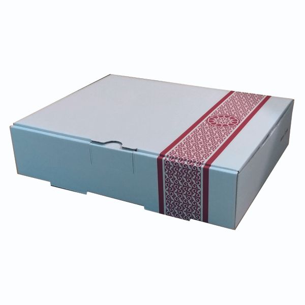 جعبه بسته بندی مدل غذای بیرون بر تک پرسی رنگی کد G1 بسته 25 عددی
