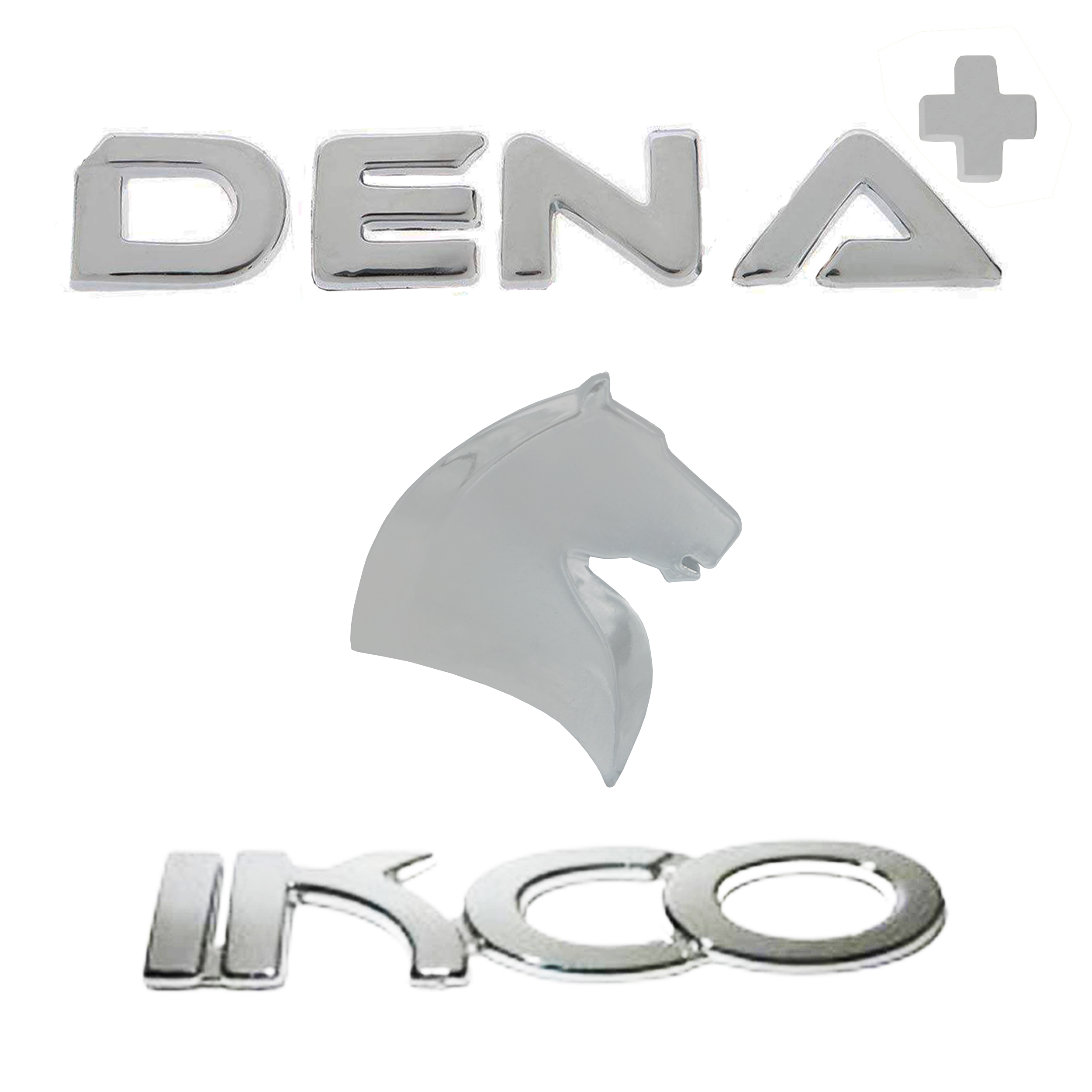  آرم صندوق عقب خودرو بیلگین مدل dena+3 مناسب برای دنا پلاس مجموعه 3 عددی