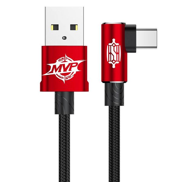 کابل تبدیل USB به USB-C باسئوس مدل MVP Elbow Mobile طول 2 متر