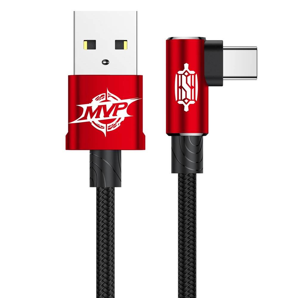 کابل تبدیل USB به USB-C باسئوس مدل MVP Elbow Mobile طول 1 متر