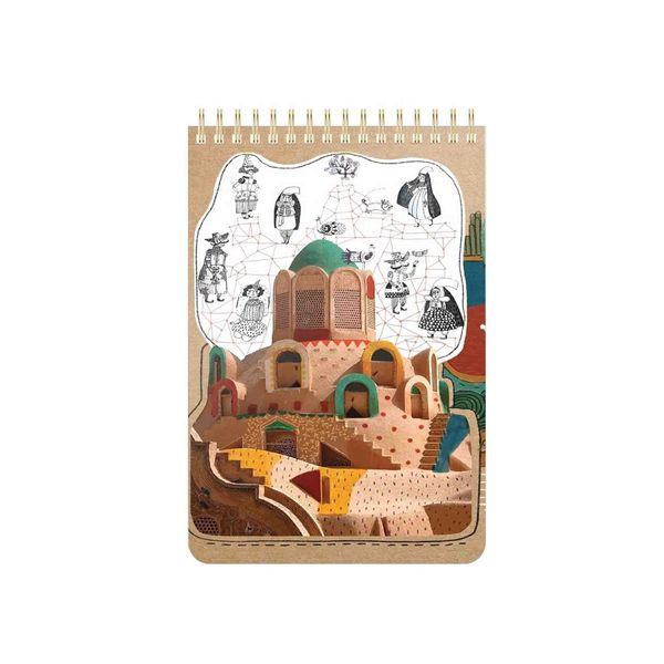 دفترچه یادداشت 80 برگ مسترنوت مدل شهر قدیم