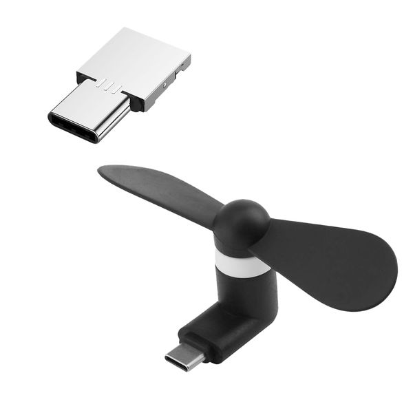 پنکه USB-C مدل FN01 به همراه مبدل USB-C 