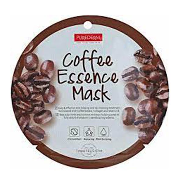 ماسک صورت پیوردرم مدل  Cica Essence and  Coffee وزن 18 گرم مجموعه 2 عددی