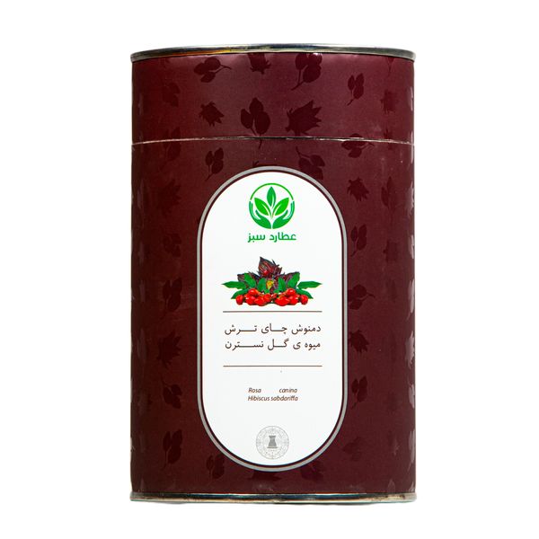دمنوش چای ترش و میوه گل نسترن عطارد سبز - 200 گرم