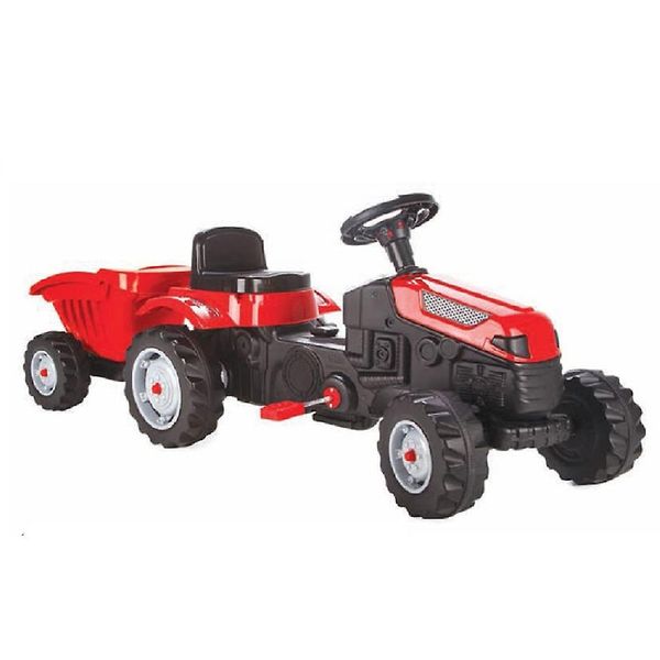 ماشین بازی سواری پیلسان مدل Active Pedal Tractor With Trailer کد 07316