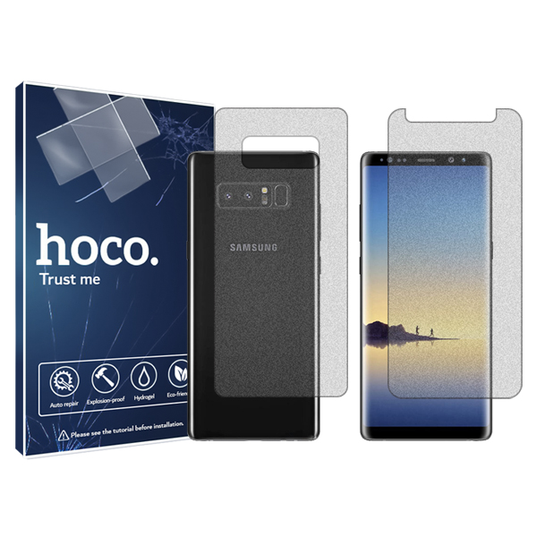 محافظ صفحه نمایش مات  هوکو مدل HyMTT مناسب برای گوشی موبایل سامسونگ Galaxy Note 8 به همراه محافظ پشت گوشی