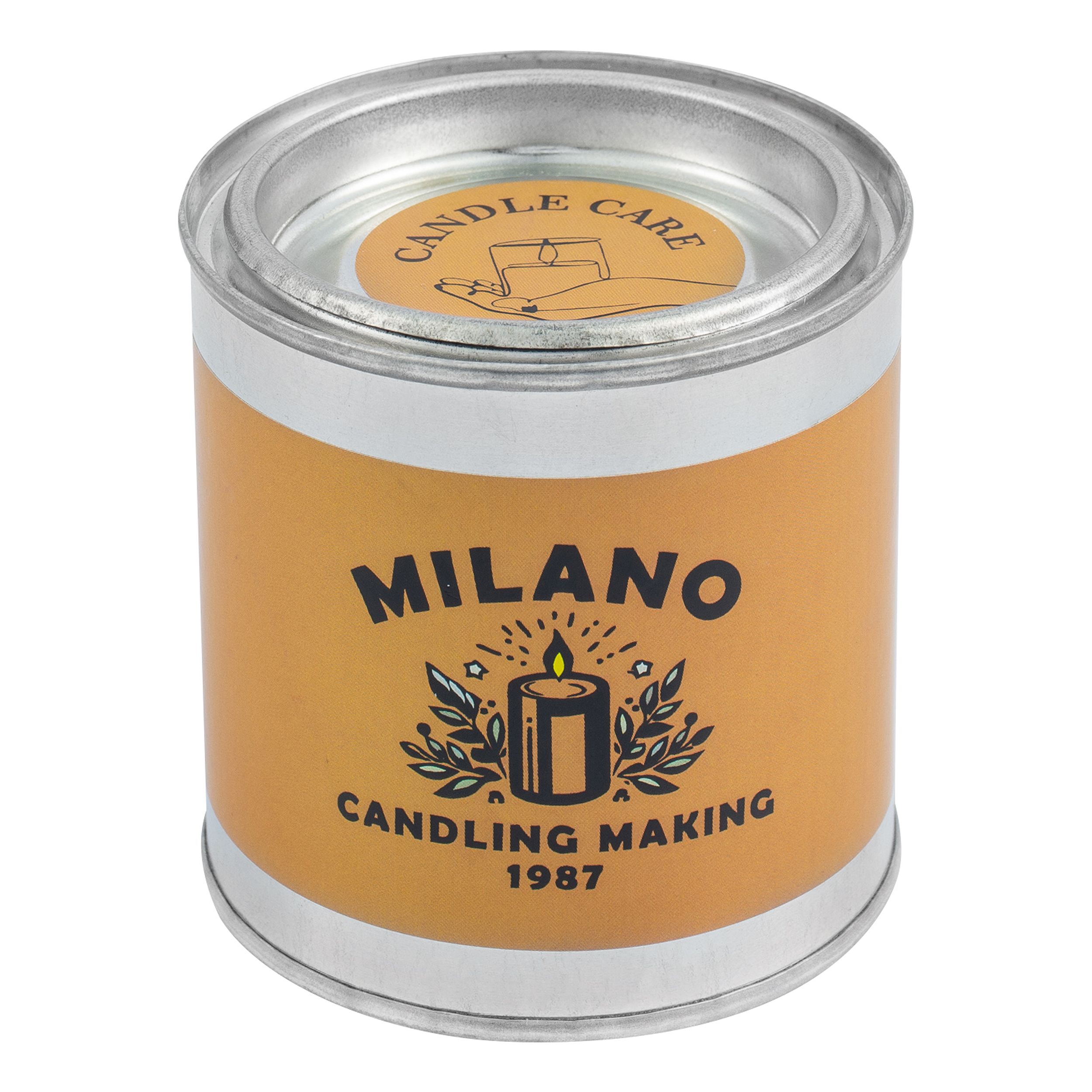 شمع میلانو مدل قهوه