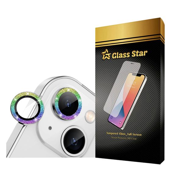 محافظ لنز دوربین گلس استار مدل AKLILLENS مناسب برای گوشی موبایل اپل iPhone 13 / 13 mini