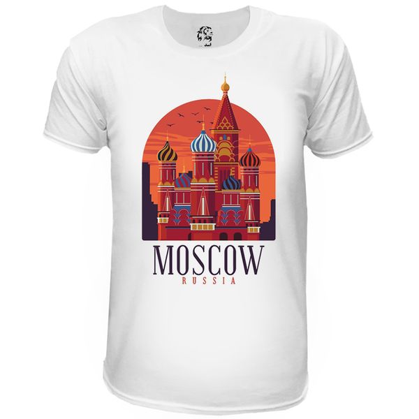 تی شرت آستین کوتاه مردانه اسد طرح مسکو کد 68