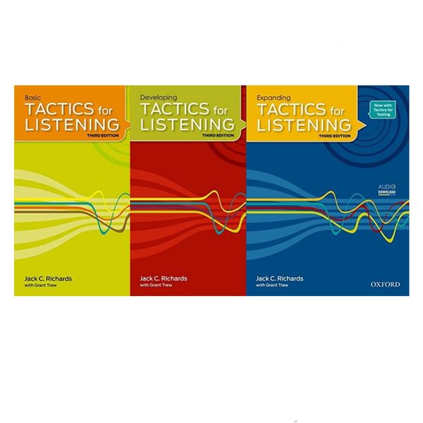 کتاب tactics for listening اثر Jack C. Richards انتشارات اکسفورد 3 جلدی