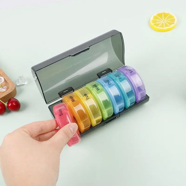 جعبه نگهدارنده دارو مدل Rainbow