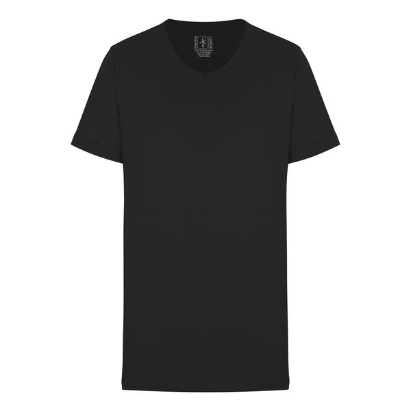 تی شرت آستین کوتاه مردانه سون پون مدل 512 رنگ مشکی