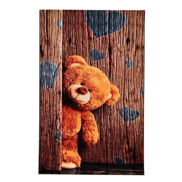 فرش ماشینی فرش مارکت تریتا مدل عروسکی اتاق کودک بچه خرس کد fm 500 91039