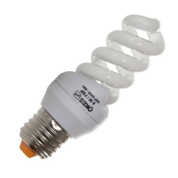 لامپ کم مصرف 9 وات اوکس مدل CFL9X10 پایه E27