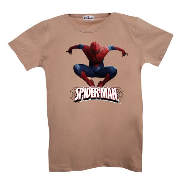 تی شرت آستین کوتاه پسرانه مدل مرد عنکبوتی کد 27
