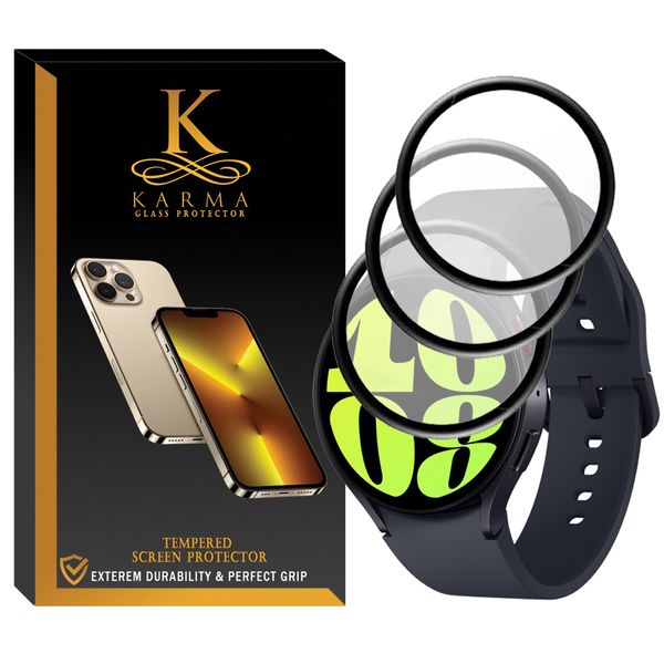 محافظ صفحه نمایش کارما مدل KA-PM مناسب برای ساعت هوشمند سامسونگ Galaxy Watch 6 44 mm بسته سه عددی