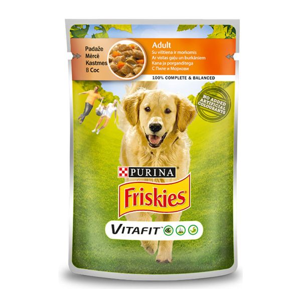  غذای پوچ سگ فریس کیز مدل VITAFIT-CHICKEN وزن 100 گرم 