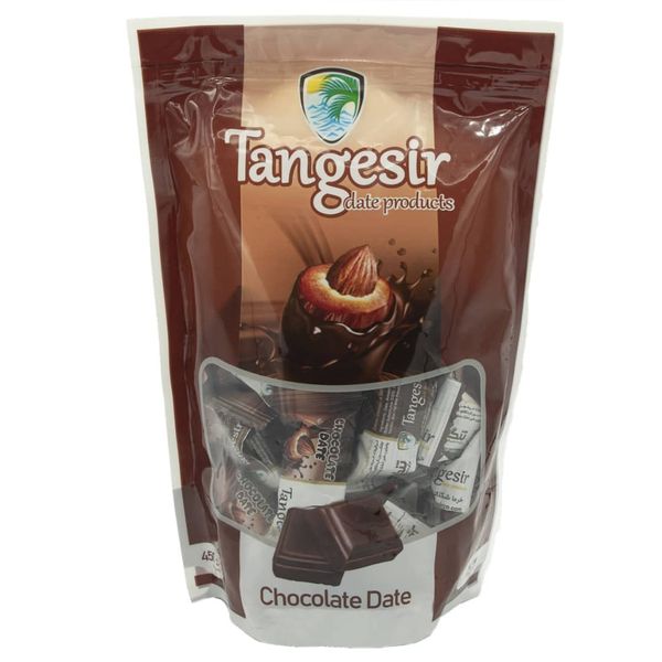 شکلات خرمایی مغز دار کاکائویی تنگسیر - 450گرم