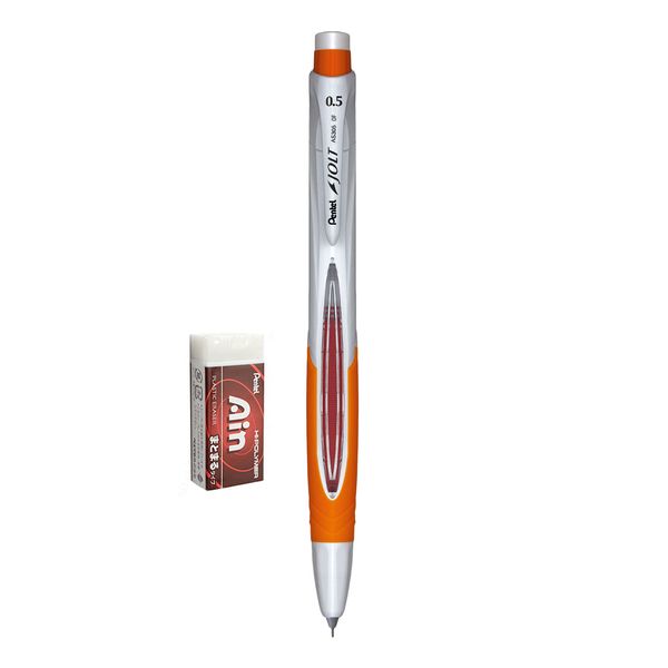 مداد نوکی 0.5 میلی متری پنتل مدل JOLT کد AS305 به همراه پاک کن
