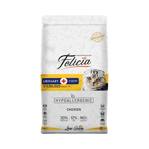 غذای خشک گربه فلیشیا مدل مرغ وزن 2 کیلوگرم